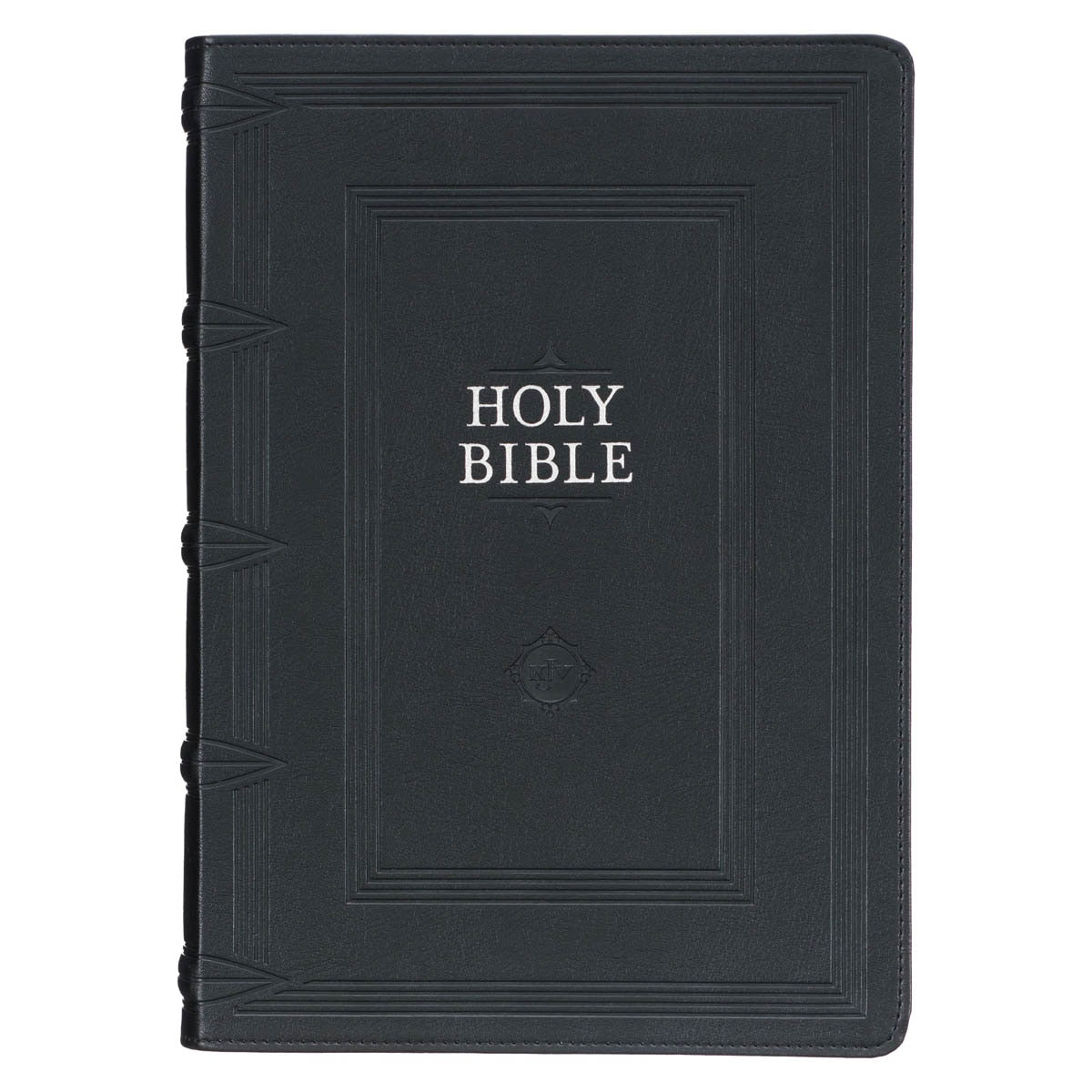 Black Faux Leather King James Study Bible with Thumb Index – Your ...
