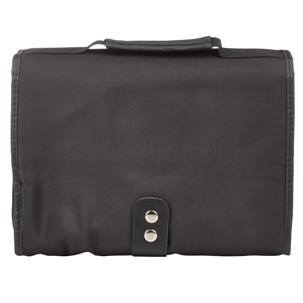 Black Micro-Fiber Tri-fold Organizer Bible Cover
