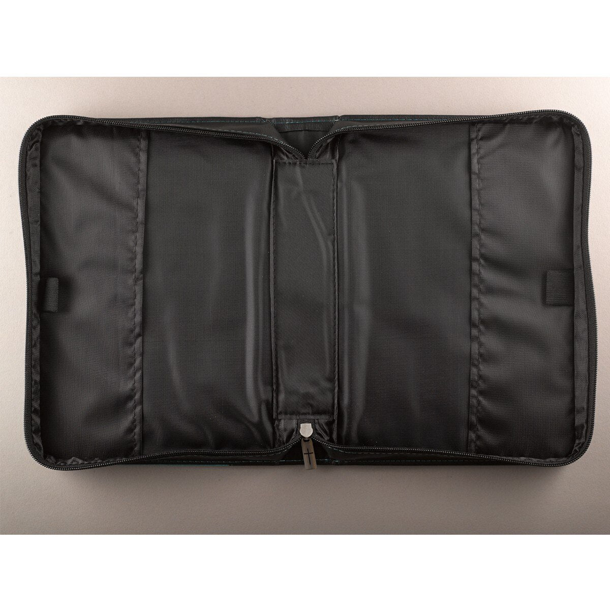 Serenity Prayer Two-tone Aqua Faux Leather Classic Bible Cover