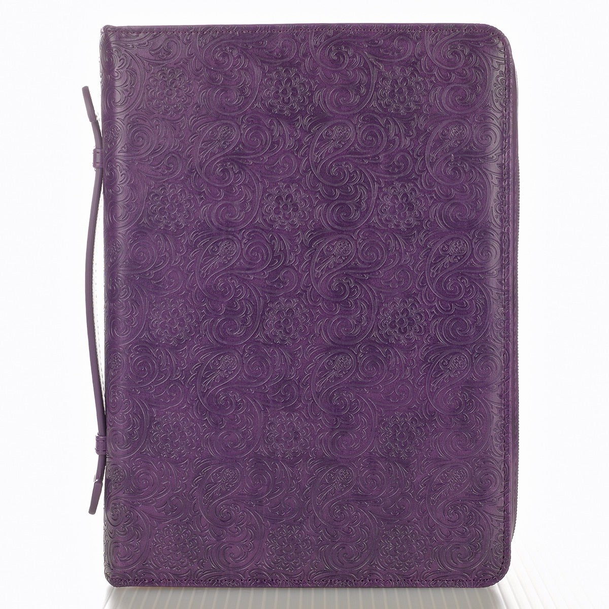 Funda para Biblias Fe, Morado – Hebreos 11:1
