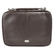 Two-fold Brown Faux Leather Organizer Bible Cover