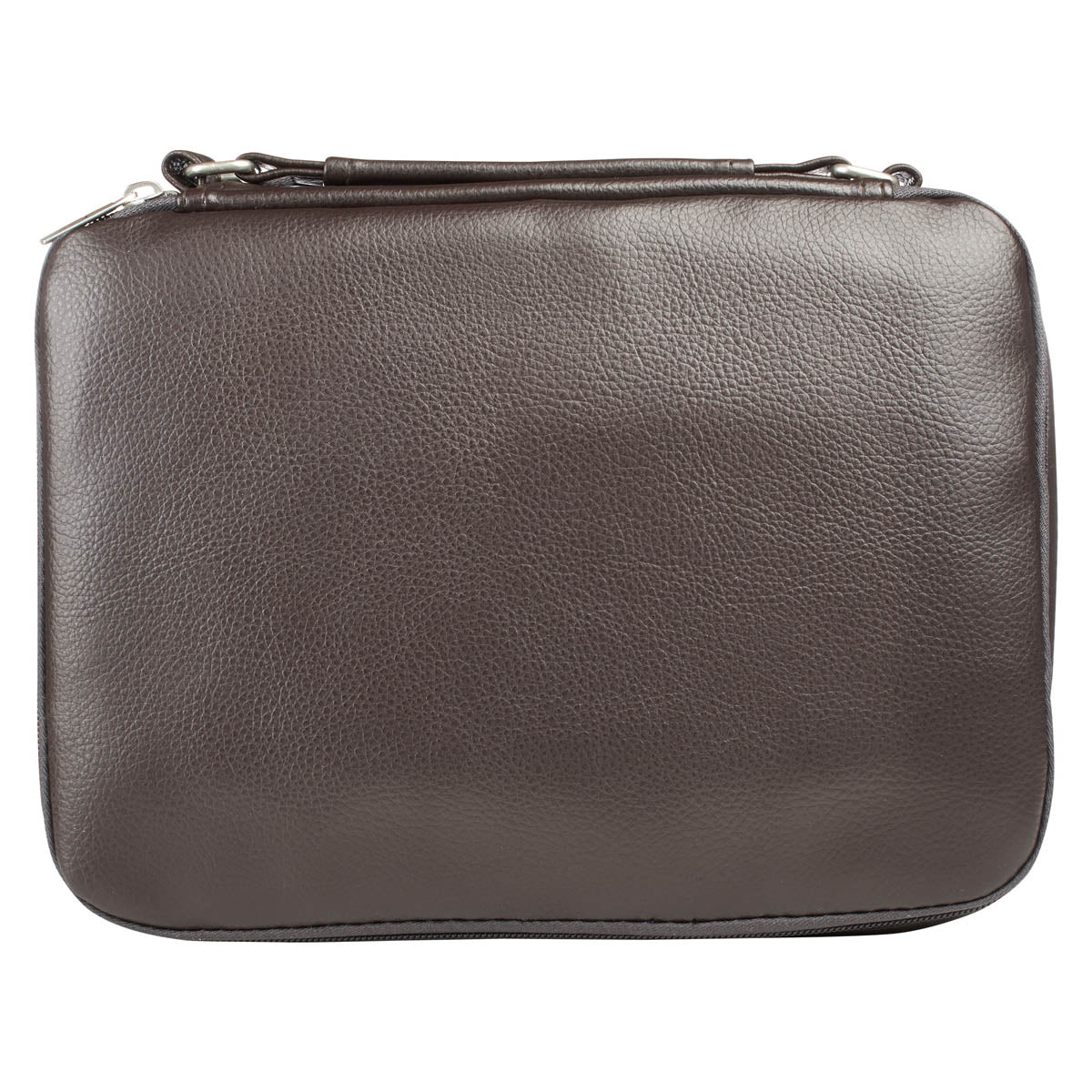 Two-fold Brown Faux Leather Organizer Bible Cover