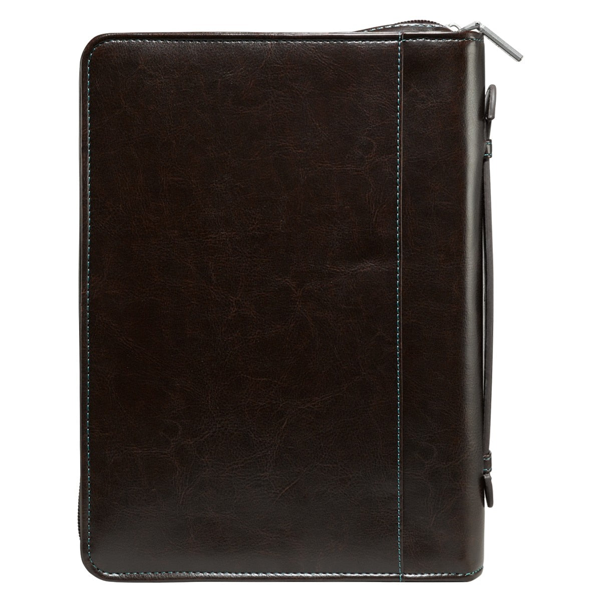 I Can Do Everything Turquoise & Brown Faux Leather Fashion Bible Cover -  Philippians 4:13