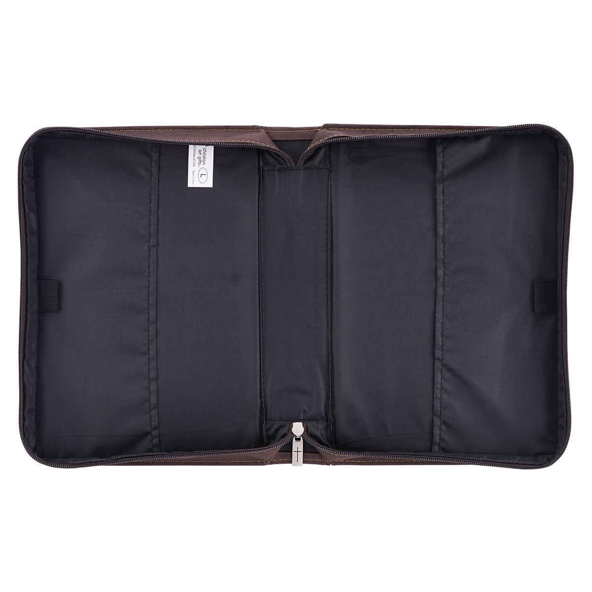 Be Strong and Courageous Portfolio Design Faux Leather Classic Bible Cover - Joshua 1:9