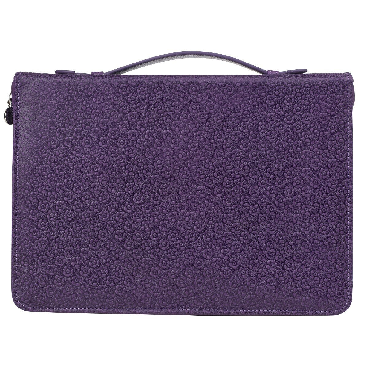 Blessed Purple Butterfly Blessings Faux Leather Fashion Bible Cover - Jeremiah 17:7