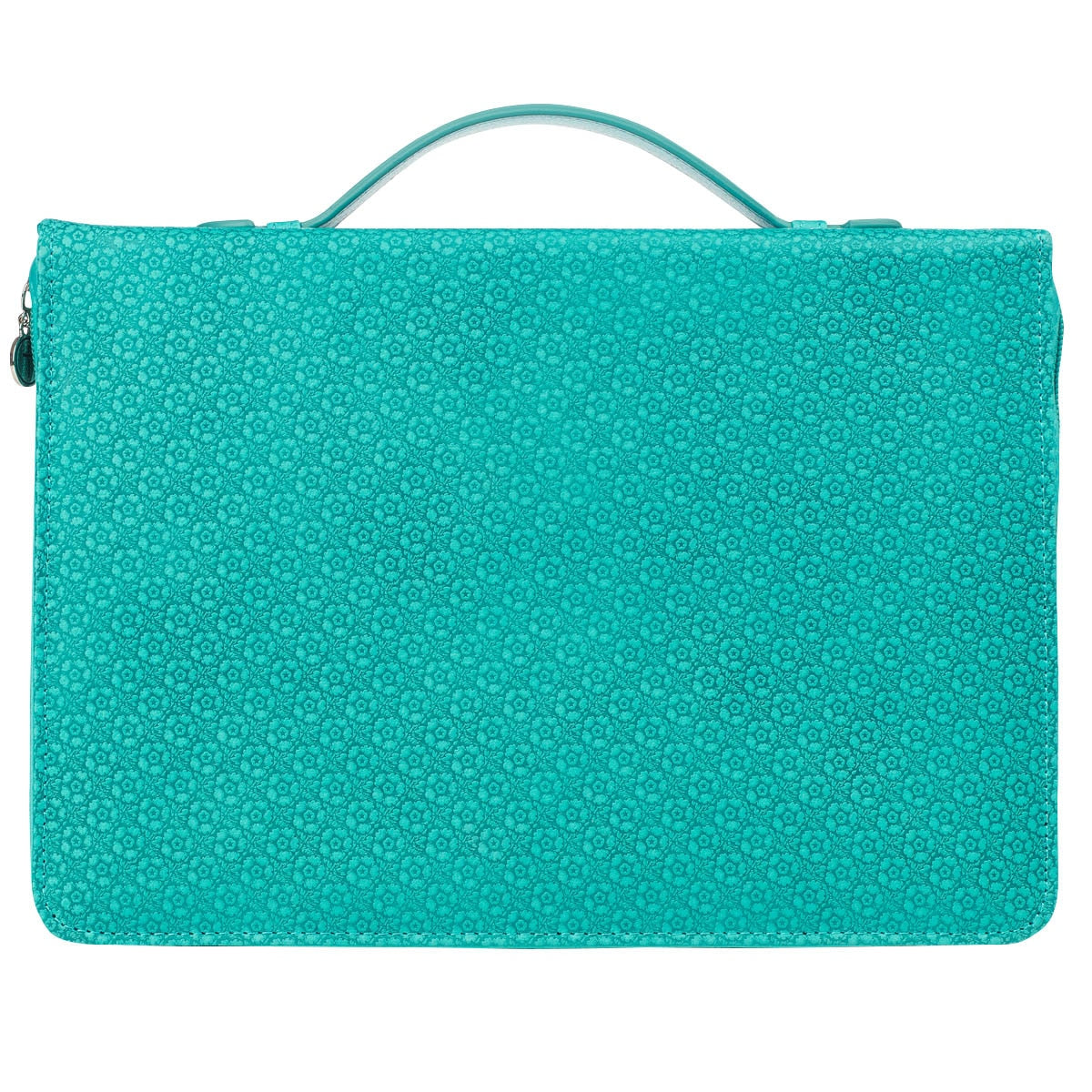 Grace Butterfly Blessings Teal Faux Leather Fashion Bible Cover - Ephesians 2:8