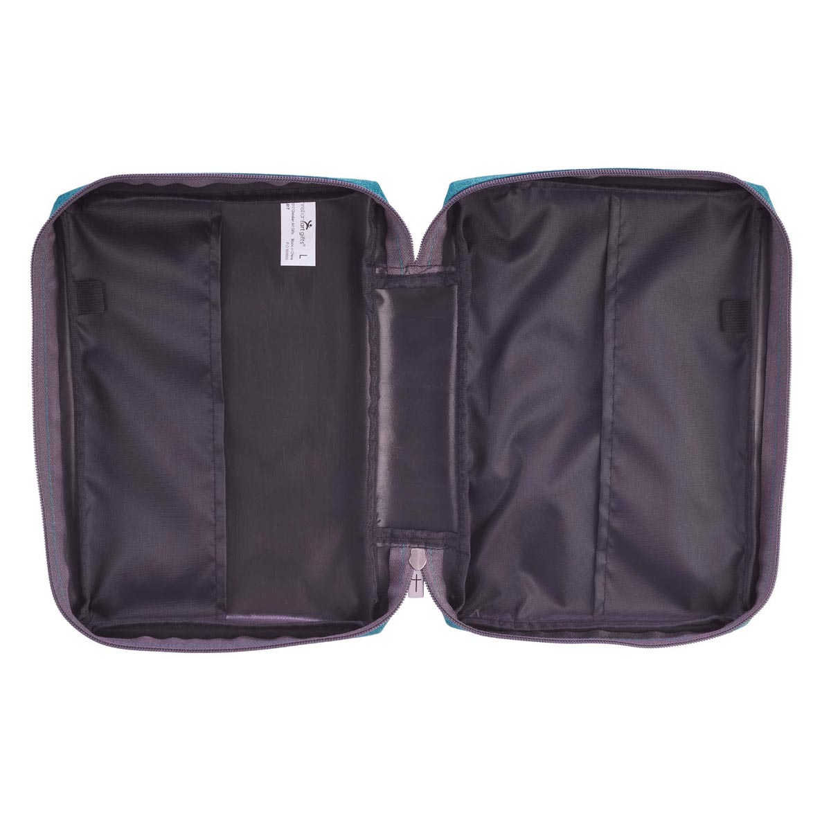 Teal Poly-Canvas Value Bible Cover with Fish Badge