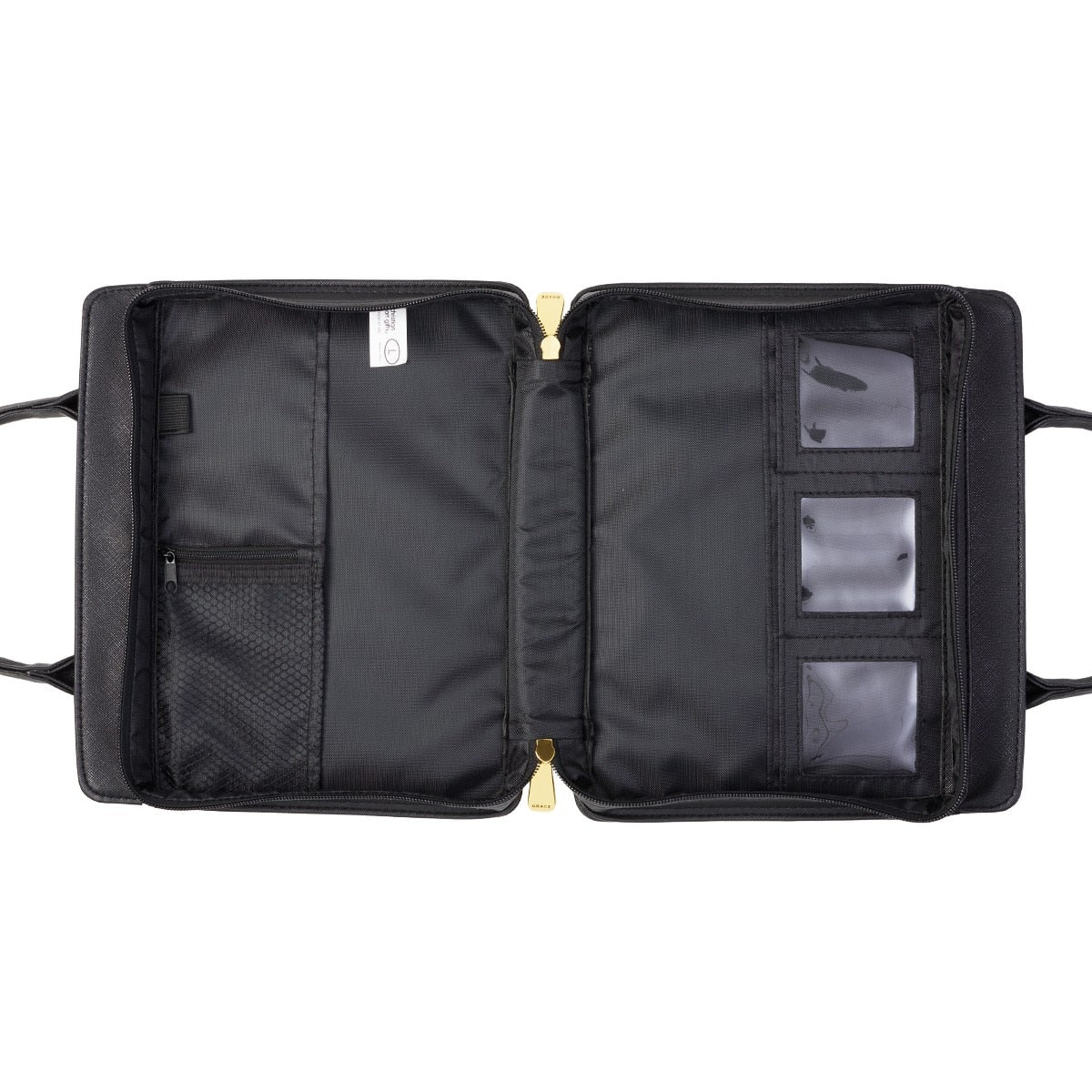 Blessed Black Purse-style Faux Leather Bible Cover