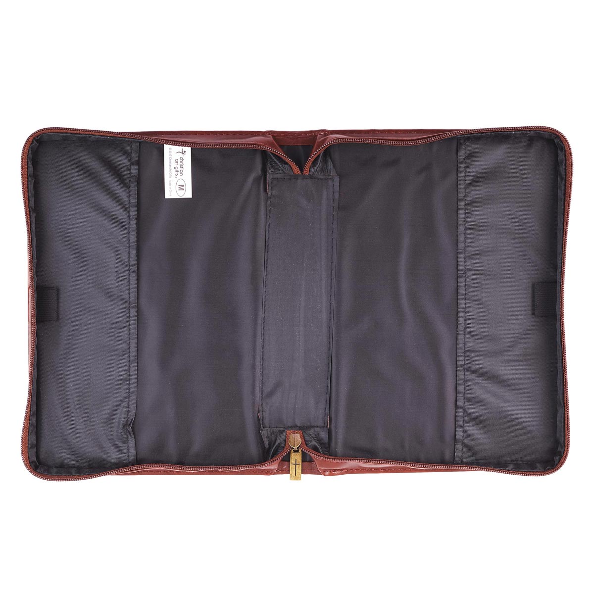 Names of God  Brown Faux Leather Bible Cover