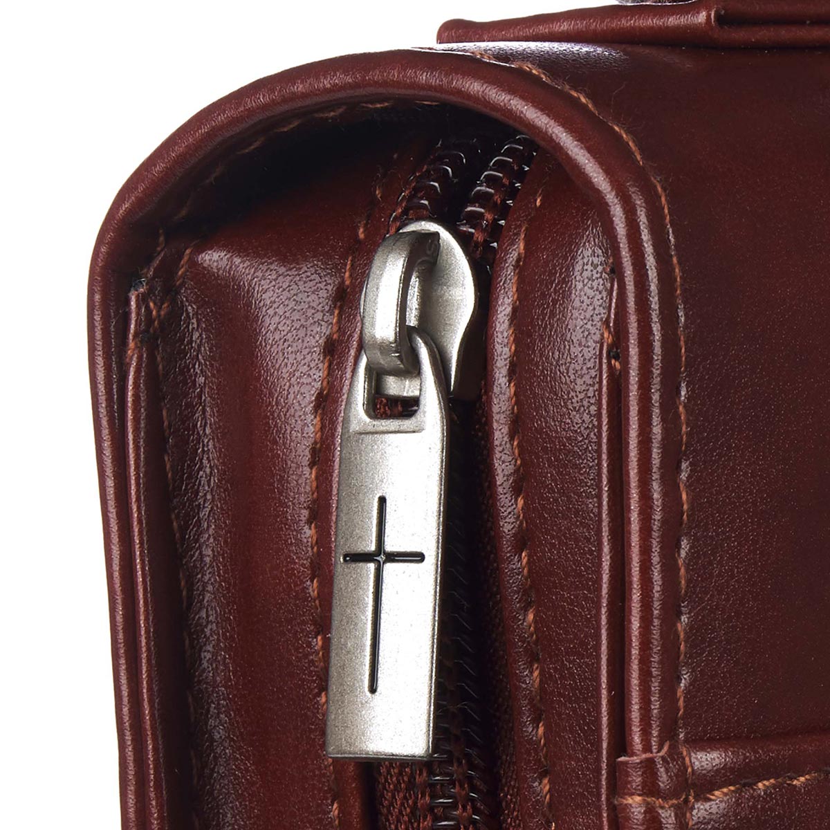 The Path Of Life Classic Faux Leather Bible Cover - Psalm 16:11