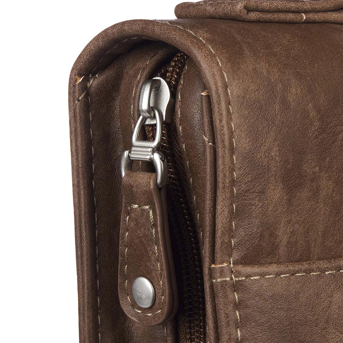 Trust In The Lord Two-Tone Brown Classic Faux Leather Bible Cover - Proverbs 3:5