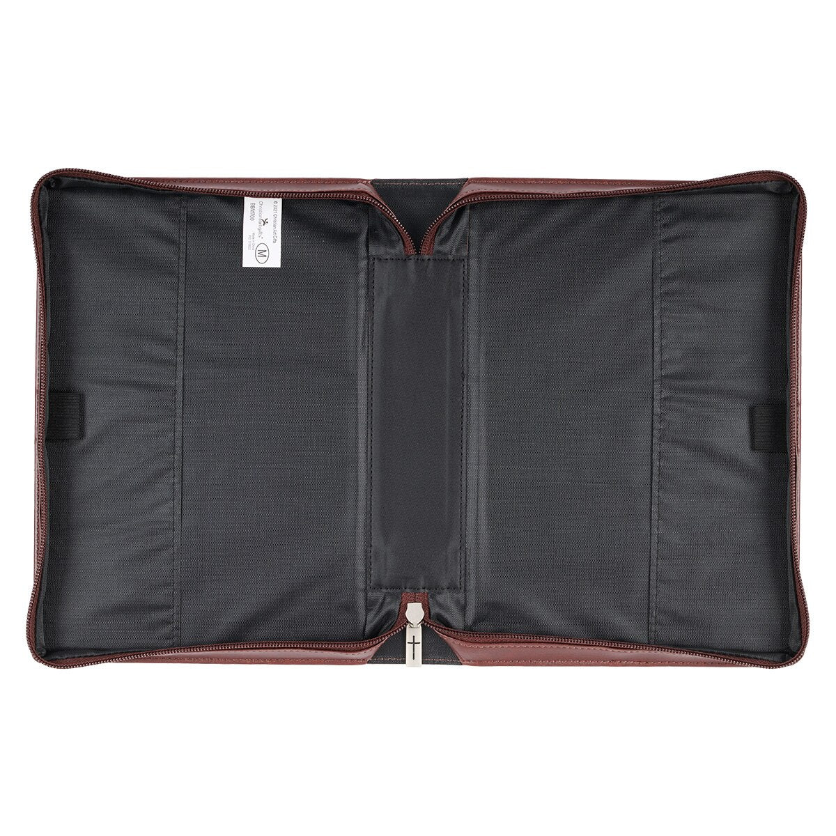 I Can Do All Things Brown Faux Leather Classic Bible Cover - Philippians 4:13