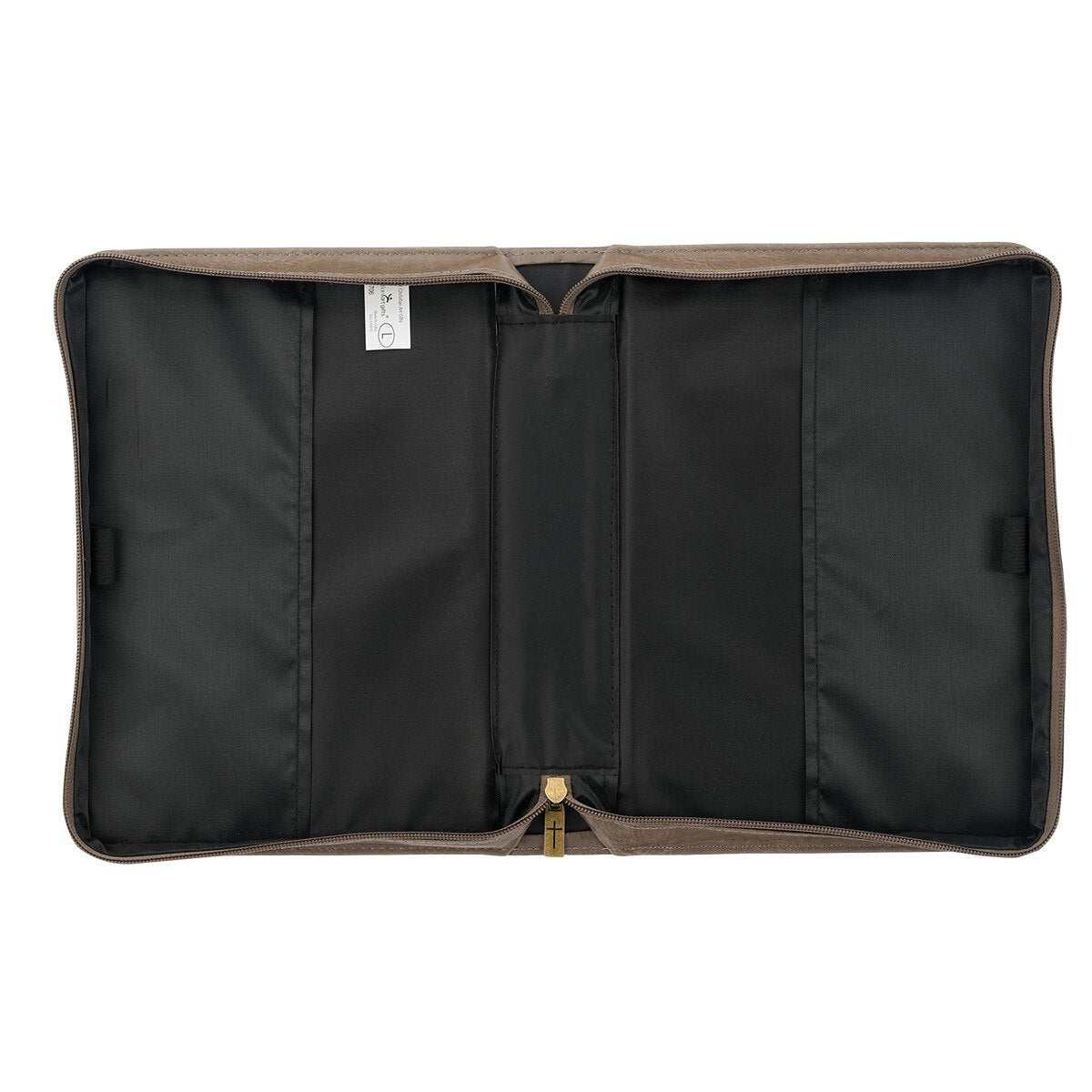 For I know the Plans Brown Faux Leather Classic Bible Cover - Jeremiah 29:11