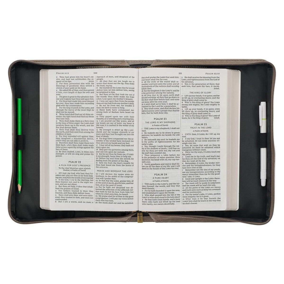 For I know the Plans Brown Faux Leather Classic Bible Cover - Jeremiah 29:11