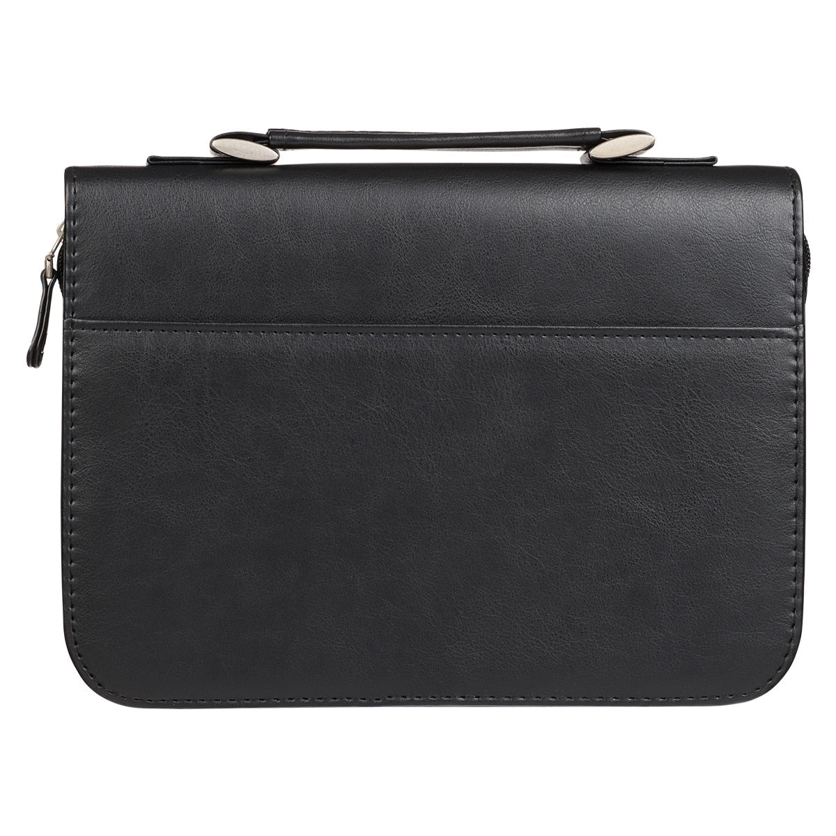 Hope in the LORD Two-tone Black and Gray Faux Leather Classic Bible Cover – Isaiah 40:31