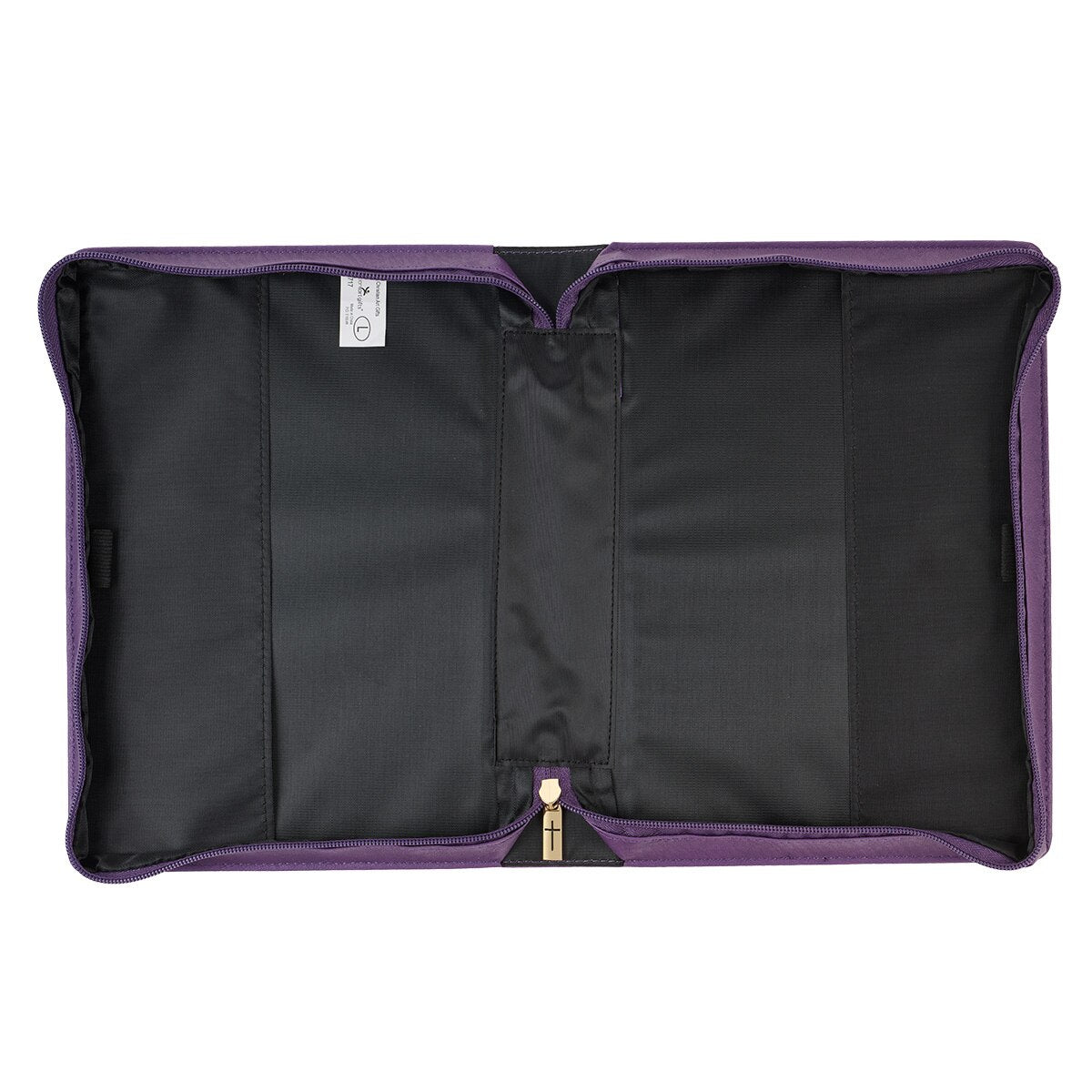 Strength & Dignity Purple Landscape Faux Leather Fashion Bible Cover – Proverbs 31:25