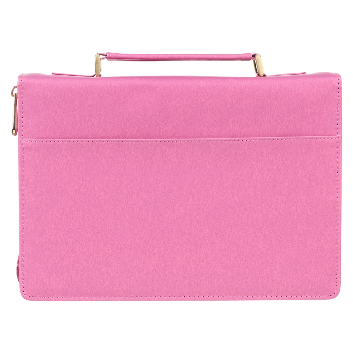 Amazing Grace Flower Field Pink Faux Leather Fashion Bible Cover