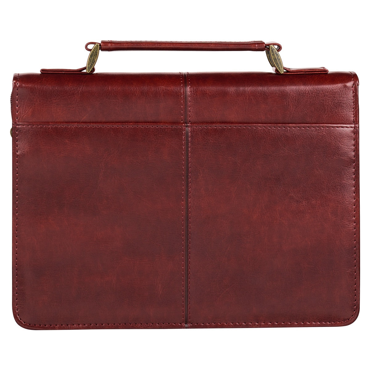 Hope and a Future Chestnut Brown Faux Leather Classic Bible Cover - Jeremiah 29:11