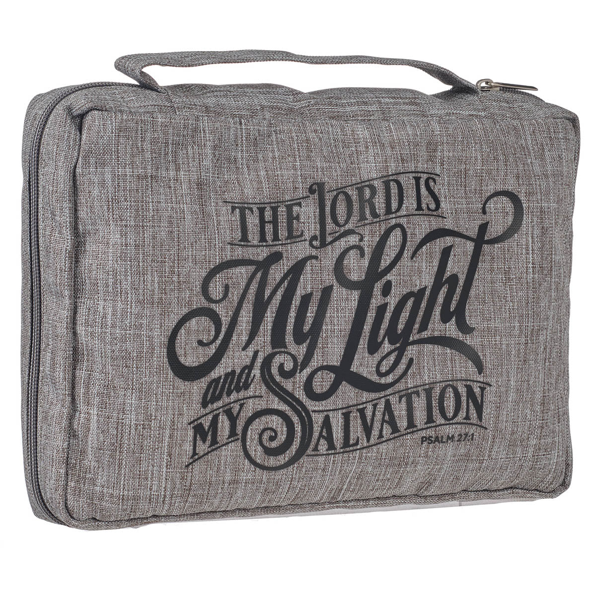 My Light and Salvation Gray Value Bible Cover