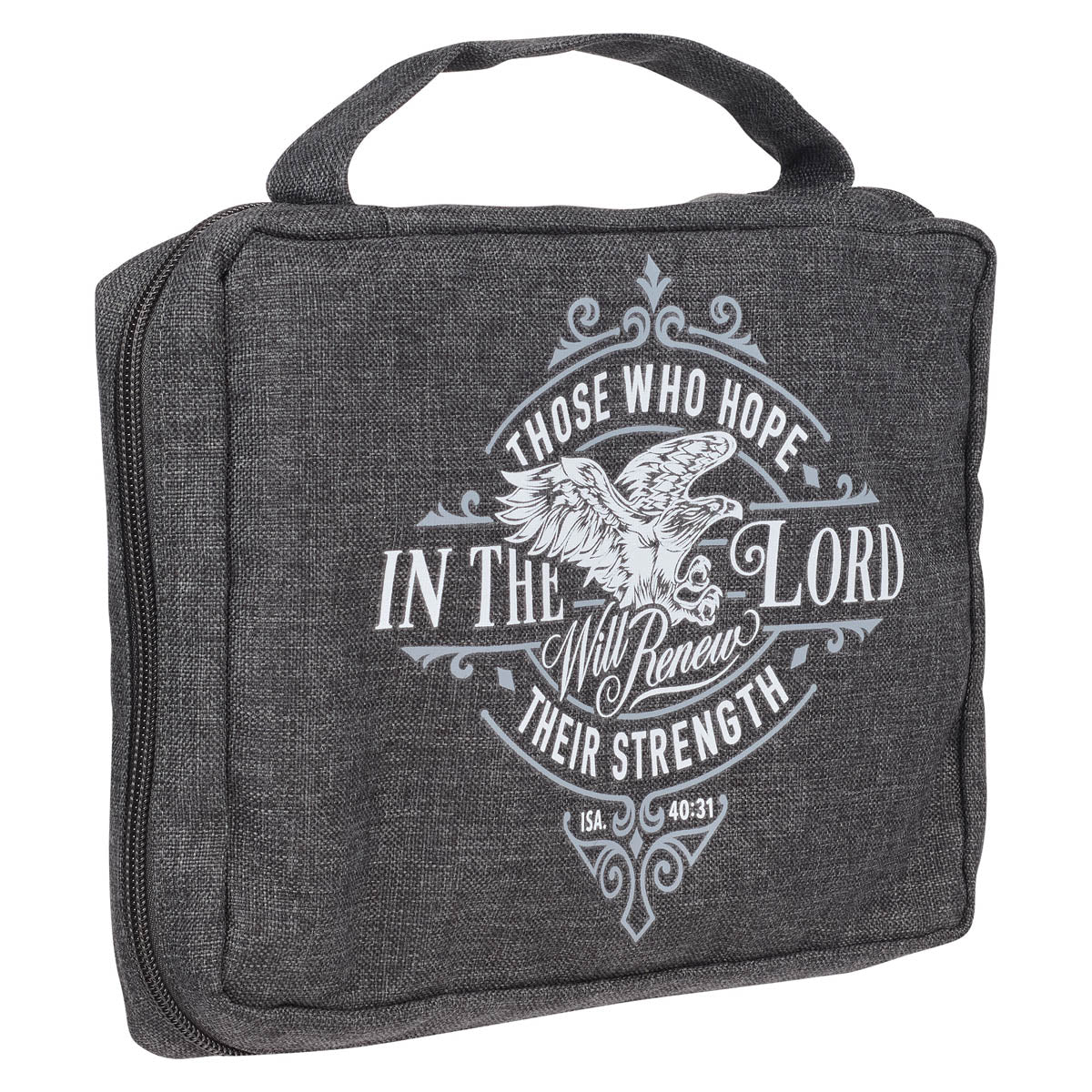 Hope in the LORD Charcoal Value Bible Cover - Isaiah 40:31