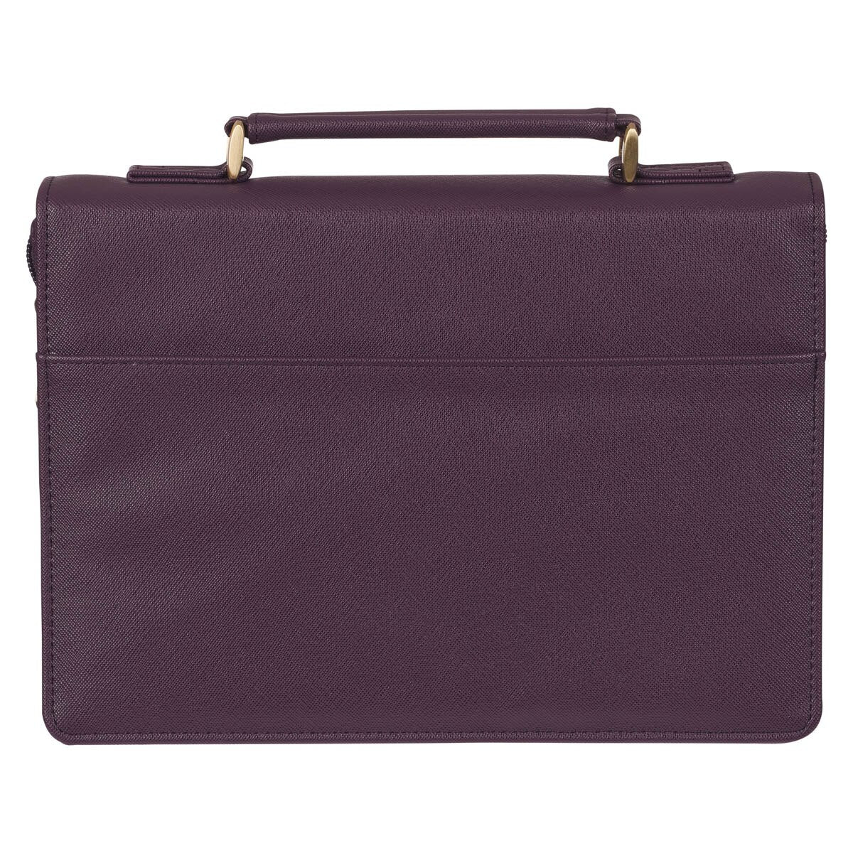 His Mercies Are New Dark Amethyst Purple Fashion Bible Cover - Lamentations 3:22-23