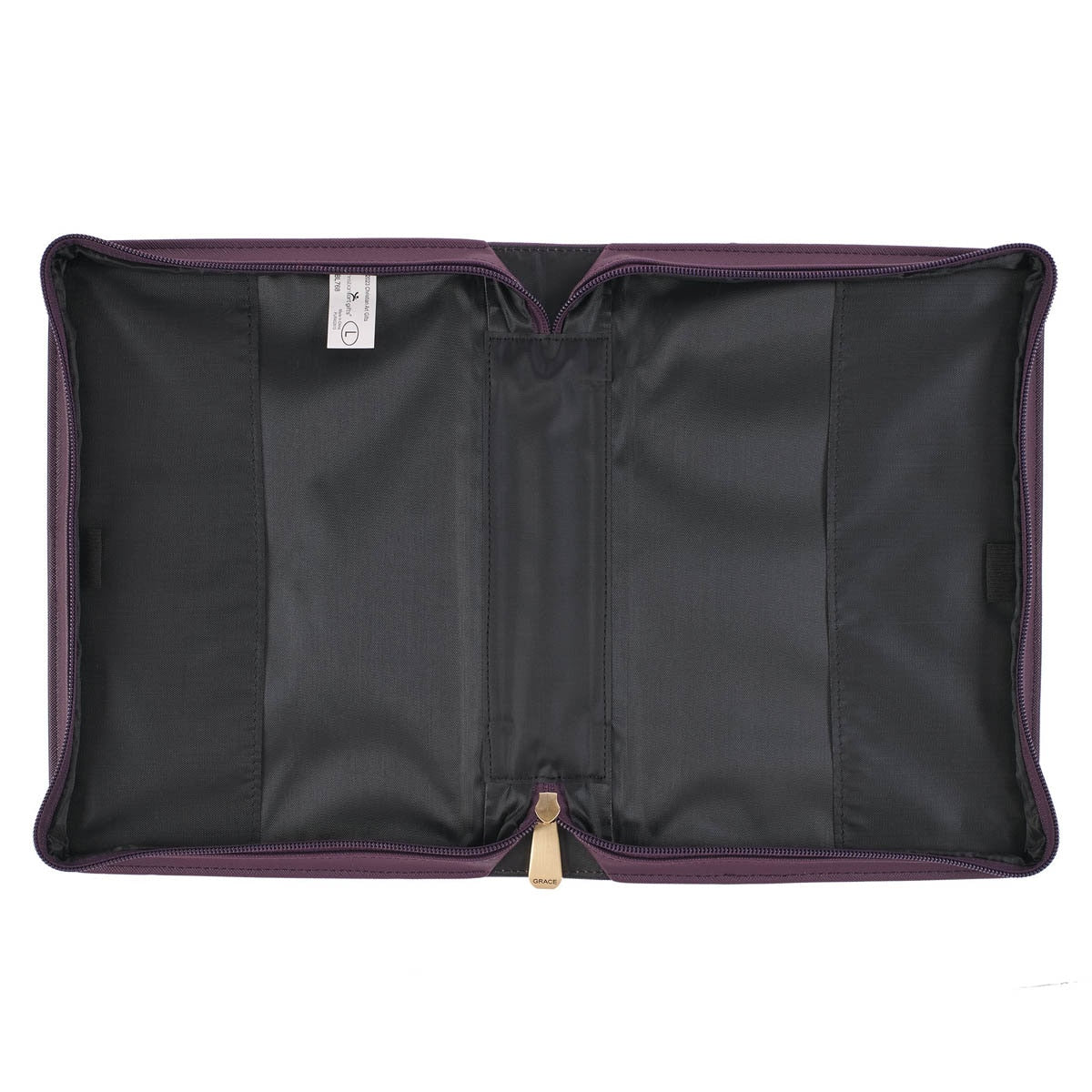 His Mercies Are New Dark Amethyst Purple Fashion Bible Cover - Lamentations 3:22-23
