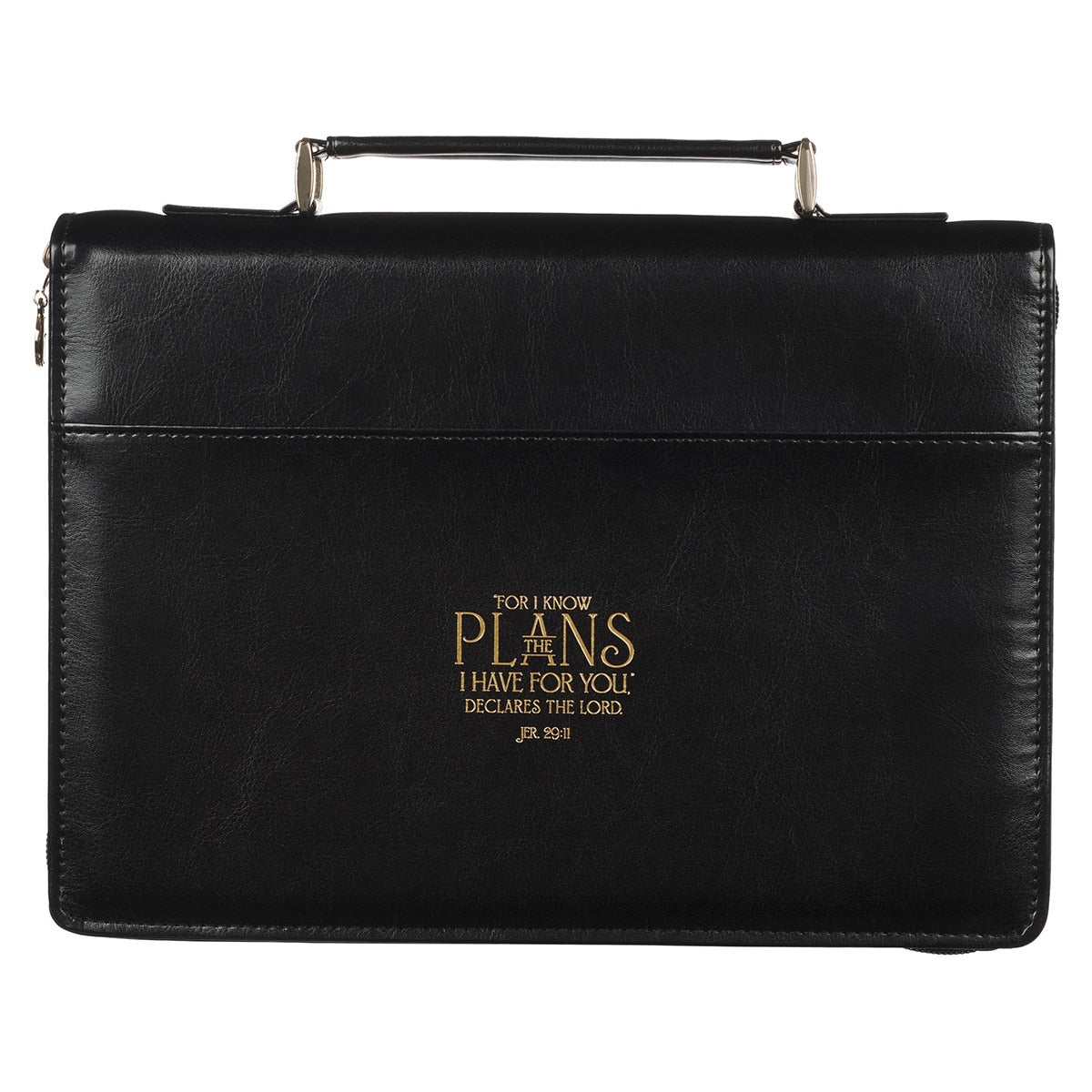 Hope and a Future Botanical Midnight Faux Leather Fashion Bible Cover - Jeremiah 29:11