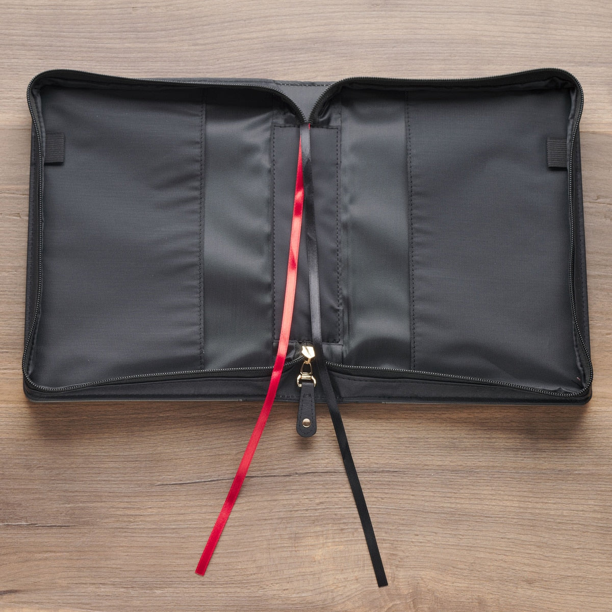 Trust in the Lord Charcoal Faux Leather Bible Cover - Proverbs 3:5