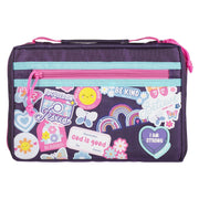 Shine For Jesus Stickers Purple Fashion Bible Cover - Proverbs 31:25