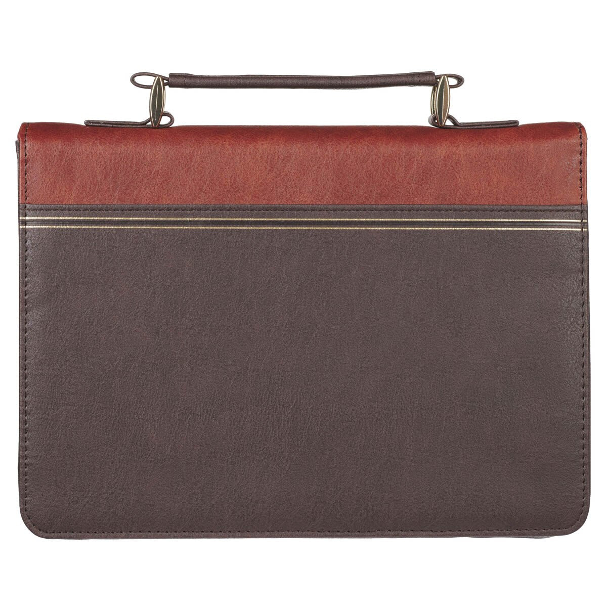  Have Made You Two-tone Brown Faux Leather Classic Bible Cover - Isaiah 46:4