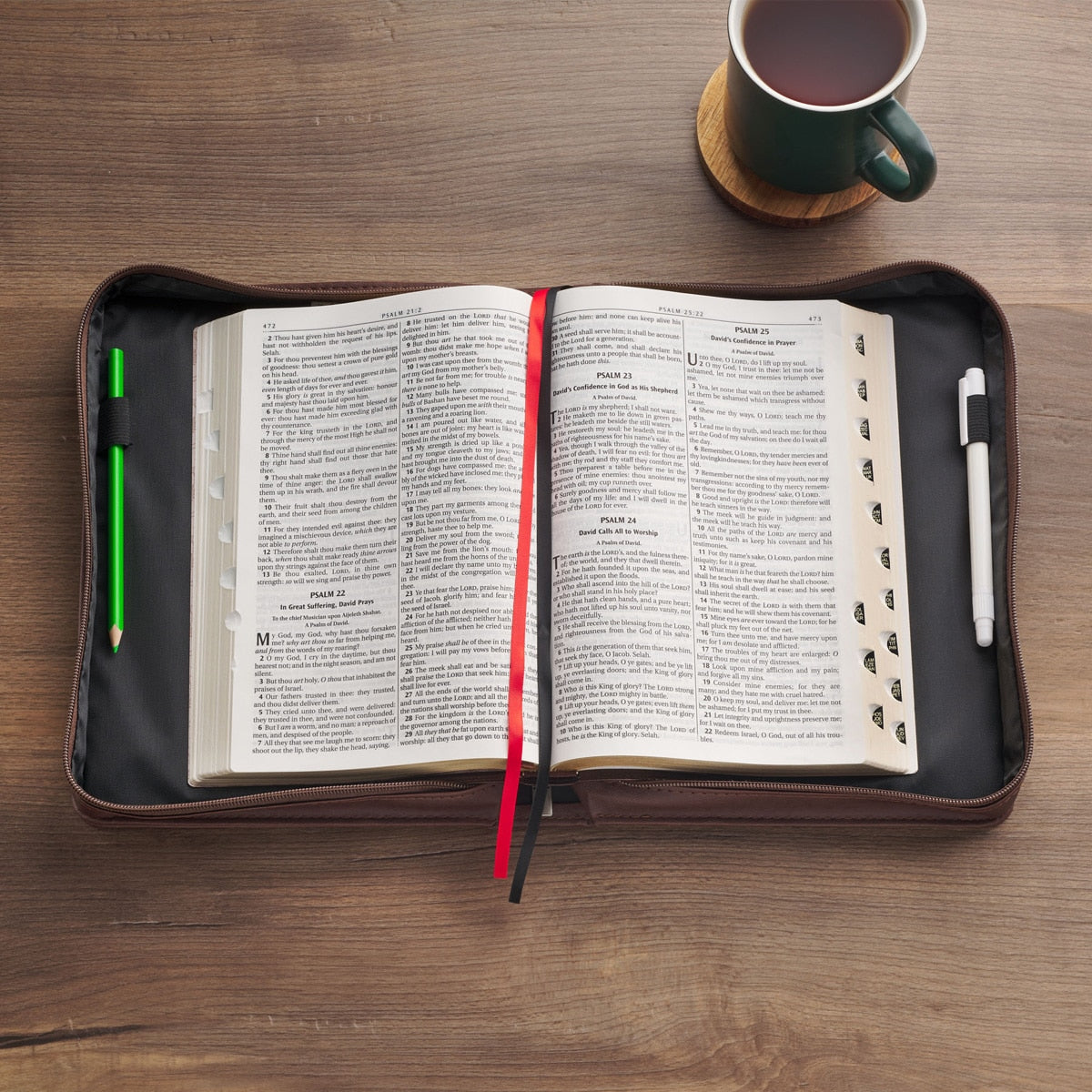 Names of Jesus Walnut Brown Faux Leather Classic Bible Cover - Isaiah 9:6