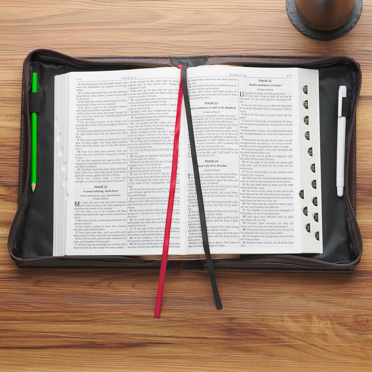 Crown of Thorns Brown Faux Leather Classic Bible Cover - Isaiah 53:3