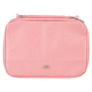Two-fold Pink Faux Leather Organizer Bible Cover