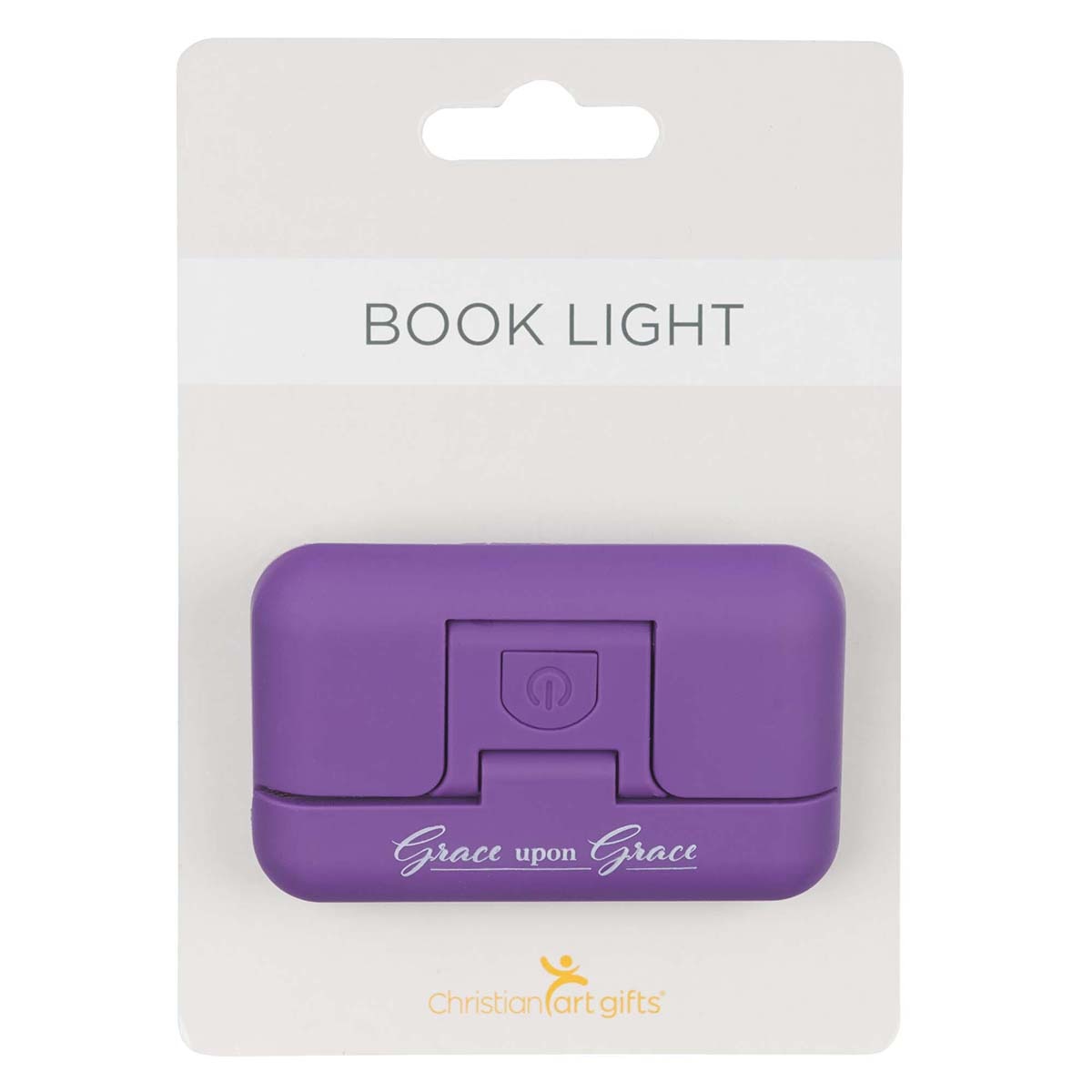 Grace Upon Grace Purple Adjustable Clip-on Book Light