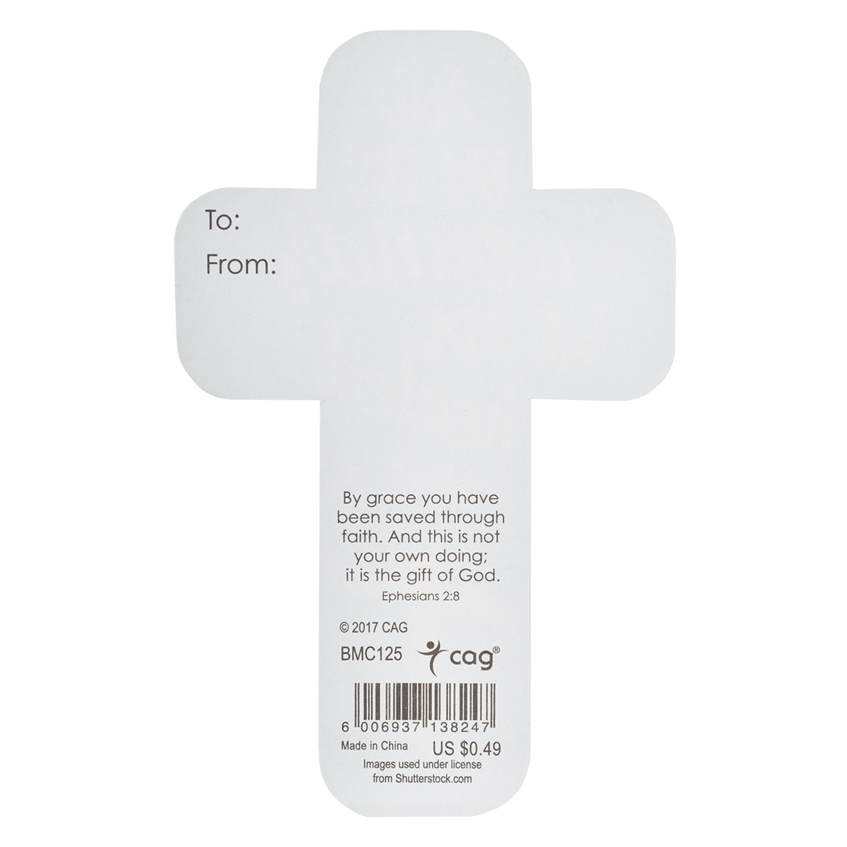 By His Wounds We Are Healed Cross Bookmark - Isaiah 53:5