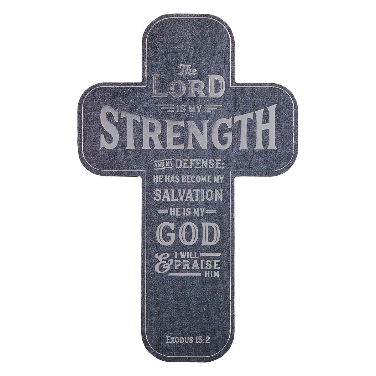 The Lord is My Strength Cross Bookmark Set - Exodus 15:2