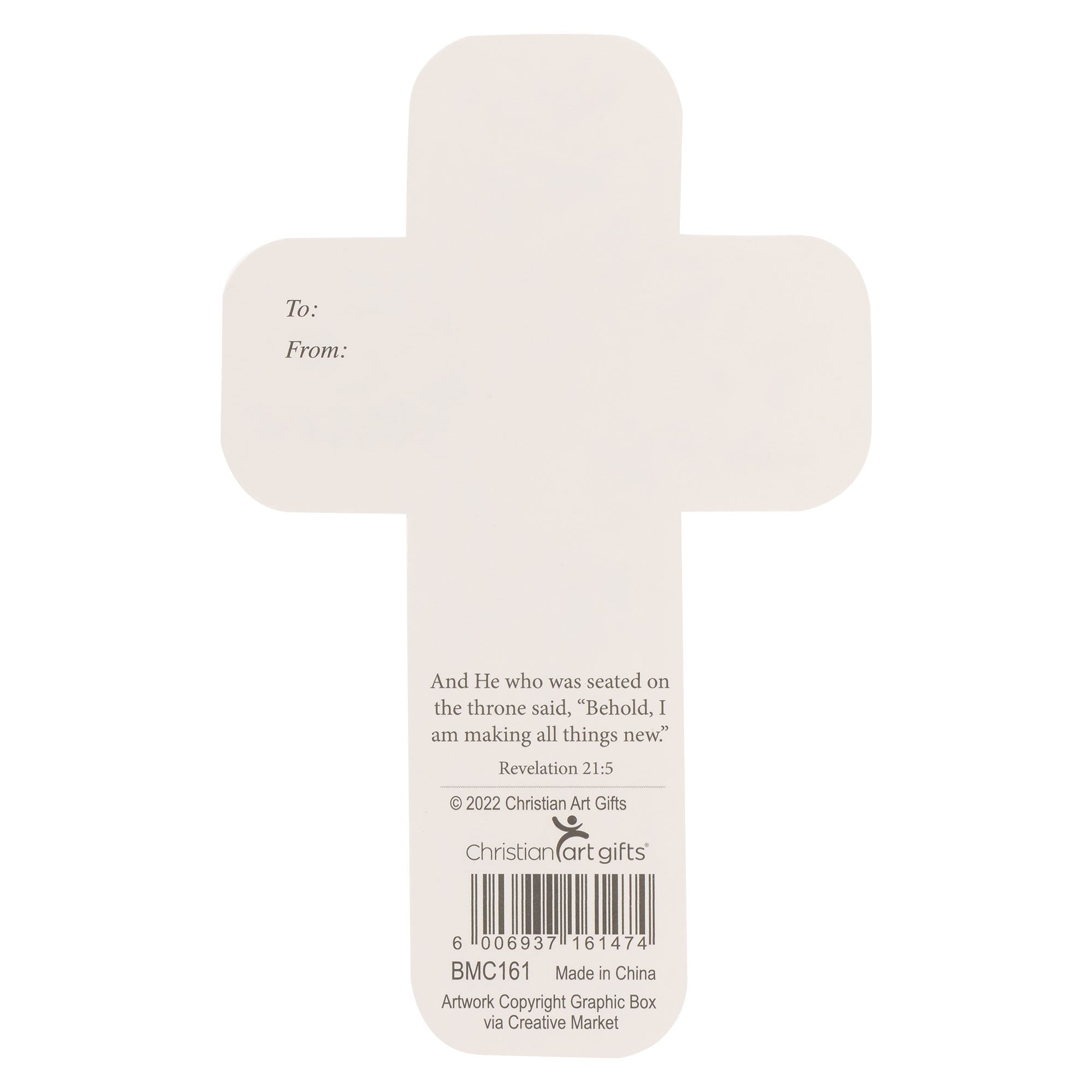 He is Risen Floral Cross Bookmark Set - Matthew 28:6