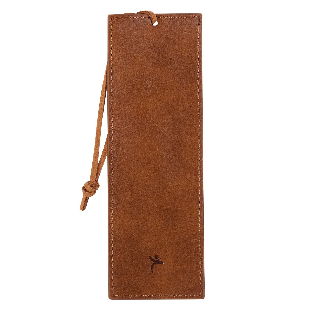Thy Word is A Lamp Toffee Brown Faux Leather Bookmark - Psalm 119:105