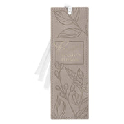 Prayer Changes Things Taupe Faux Leather Bookmark
