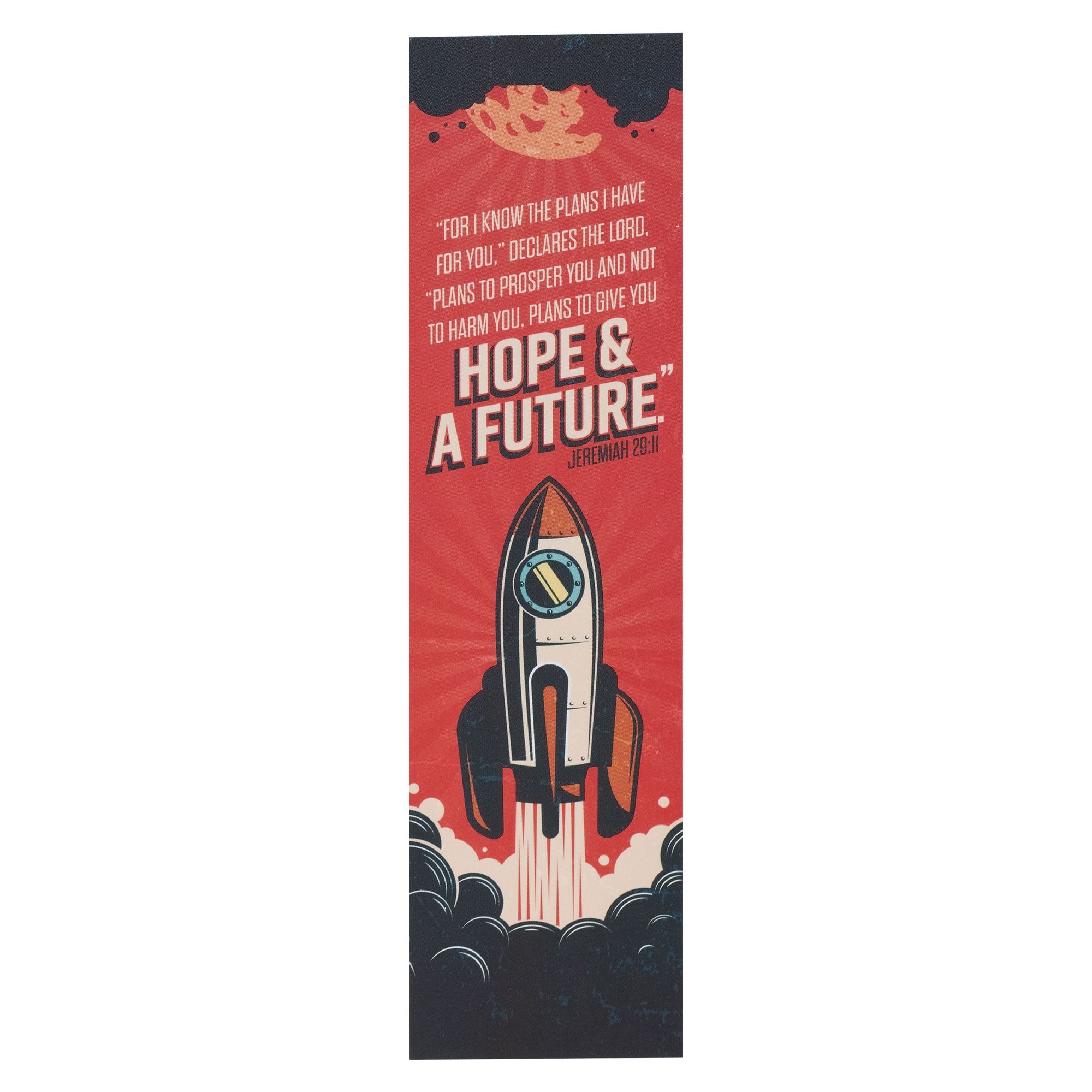 I Know The Plans Red Rocket Sunday School/Teacher Bookmark Set - Jeremiah 29:11
