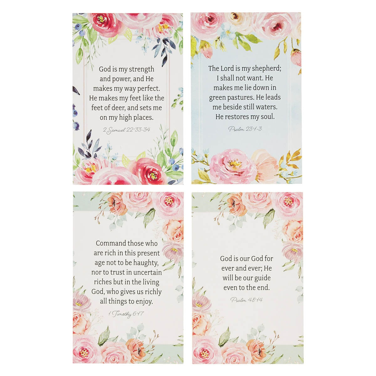 101 Favorite Bible Verses for Women Pink Floral Box of Blessings
