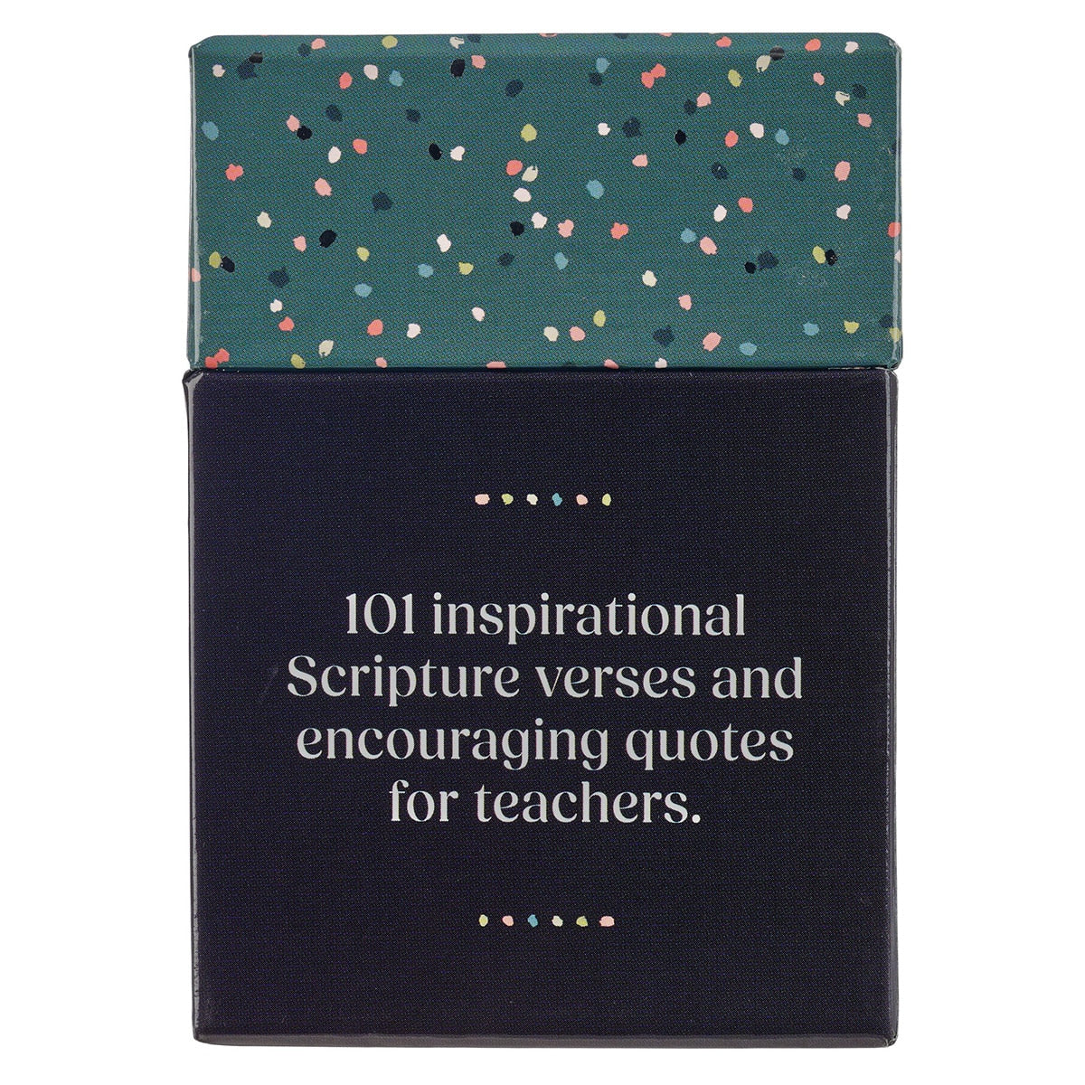 101 Blessings A Great Teacher Teal Confetti Box of Blessings
