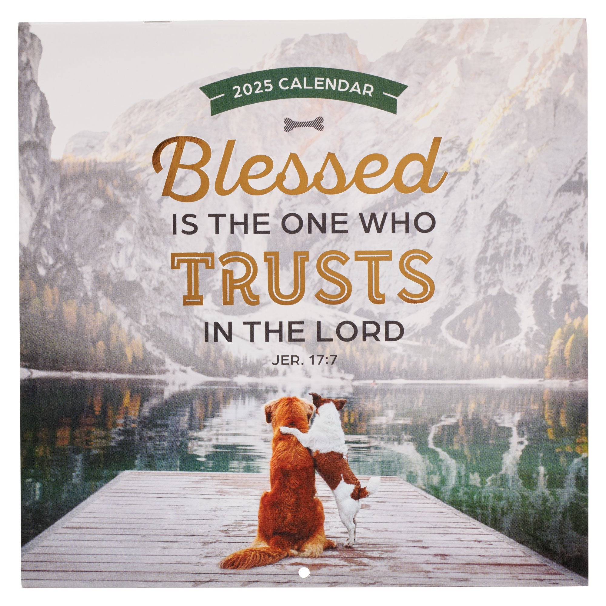Blessed is The One 2025 Large Wall Calendar -  Jeremiah 17:7