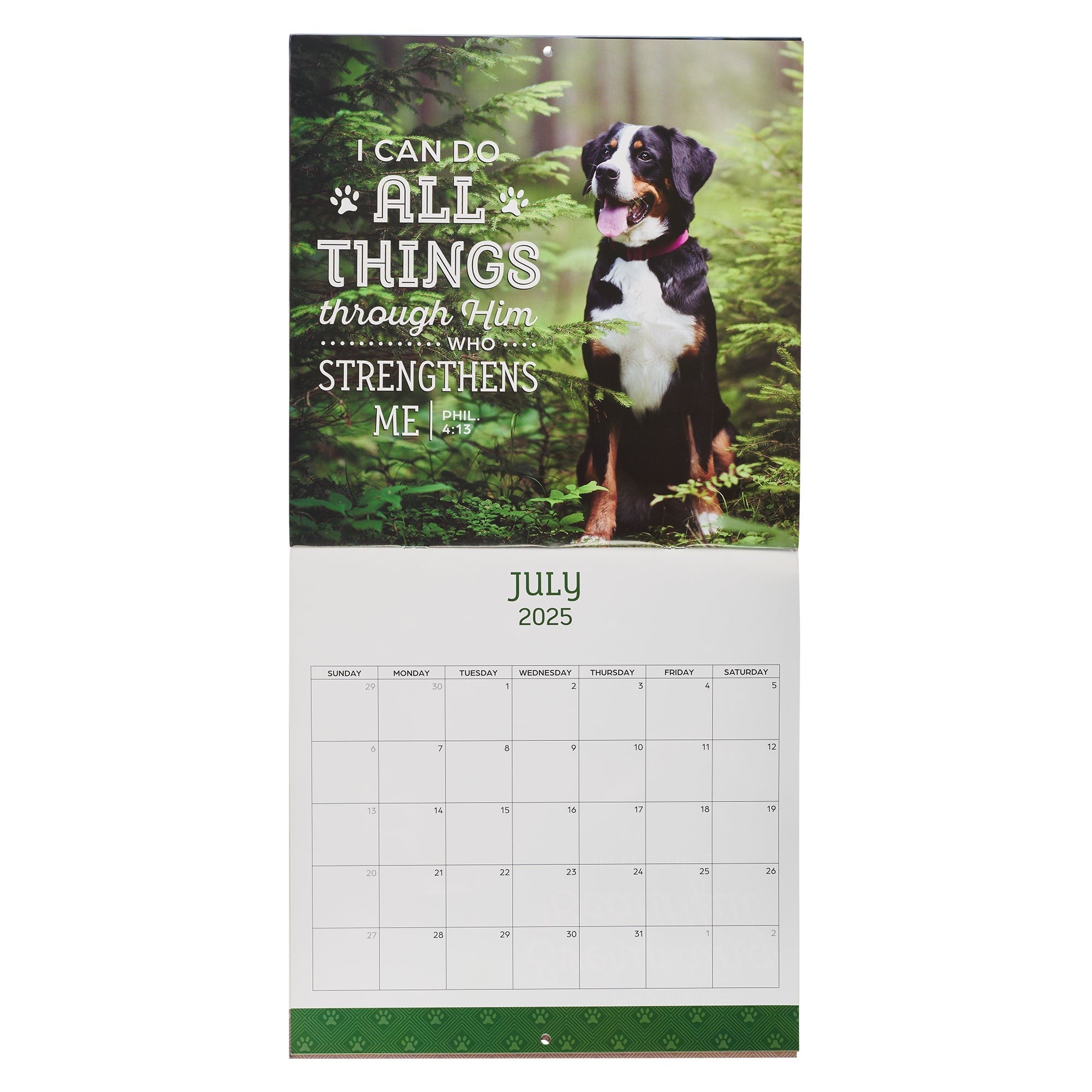 Blessed is The One 2025 Large Wall Calendar -  Jeremiah 17:7