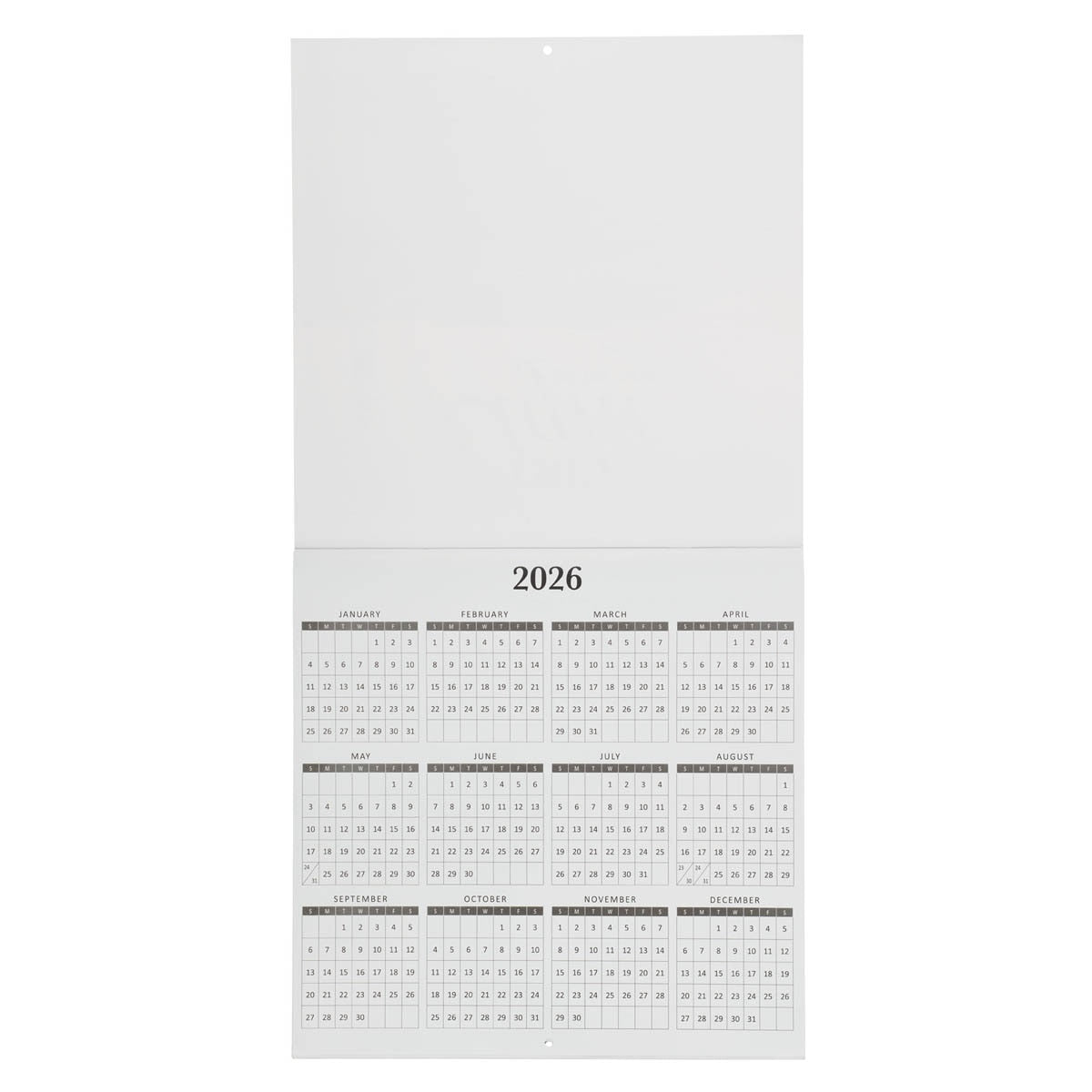 I am the Light of the World Large Wall Calendar - John 8:12