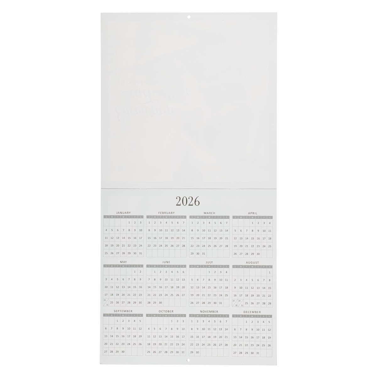 2026 Encourage Each Other Large Wall Calendar - 1 Thessalonians 5:11