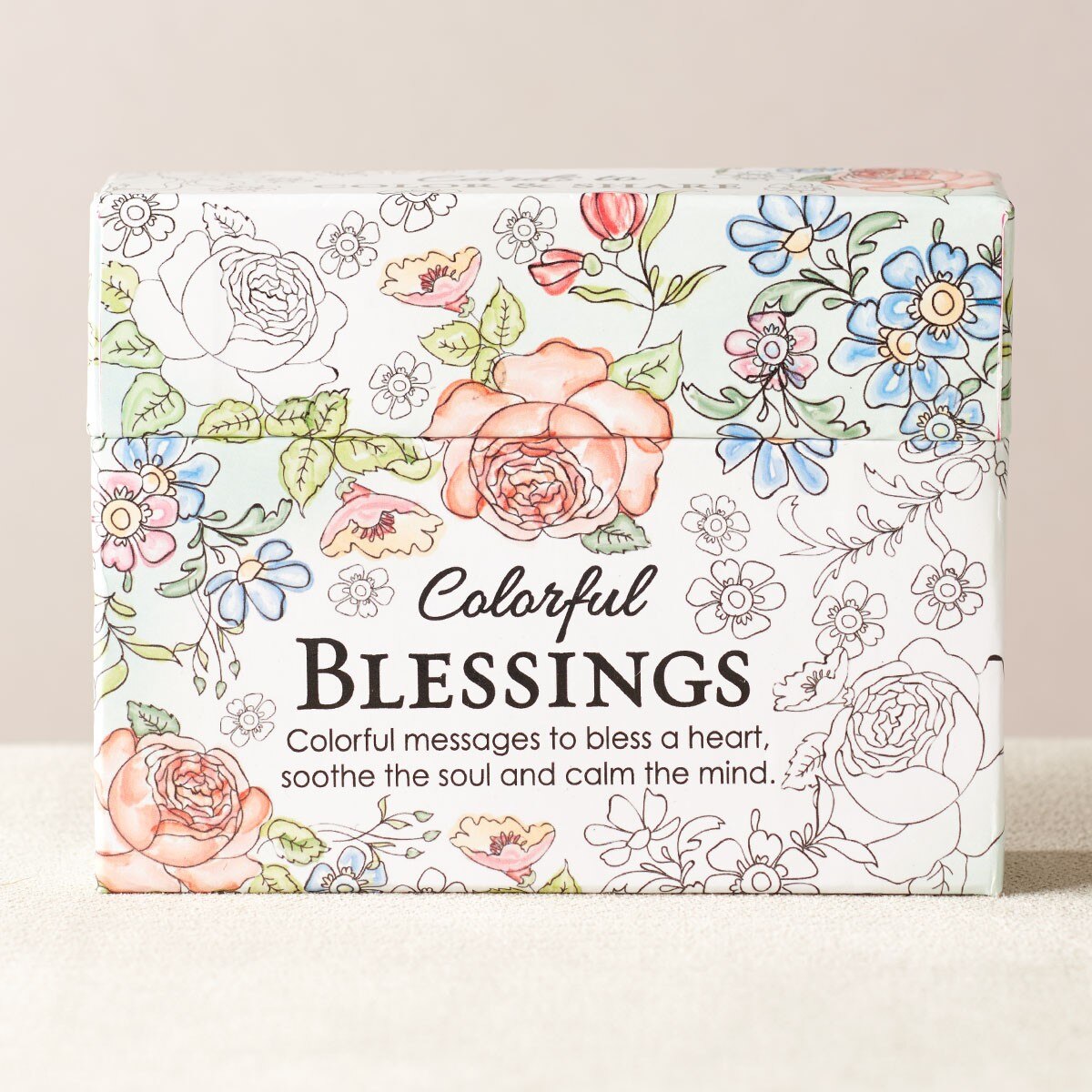 Colorful Blessings Coloring Cards