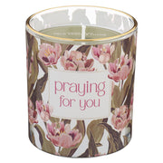 Praying for You Palo Santo and Thyme Scented Candle in a Glass Jar