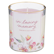 In Loving Memory Vetiver and Moss Scented Candle in a Glass Jar 