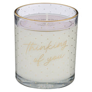Thinking of You Bali Green Zest Scented Candle in a Glass Jar